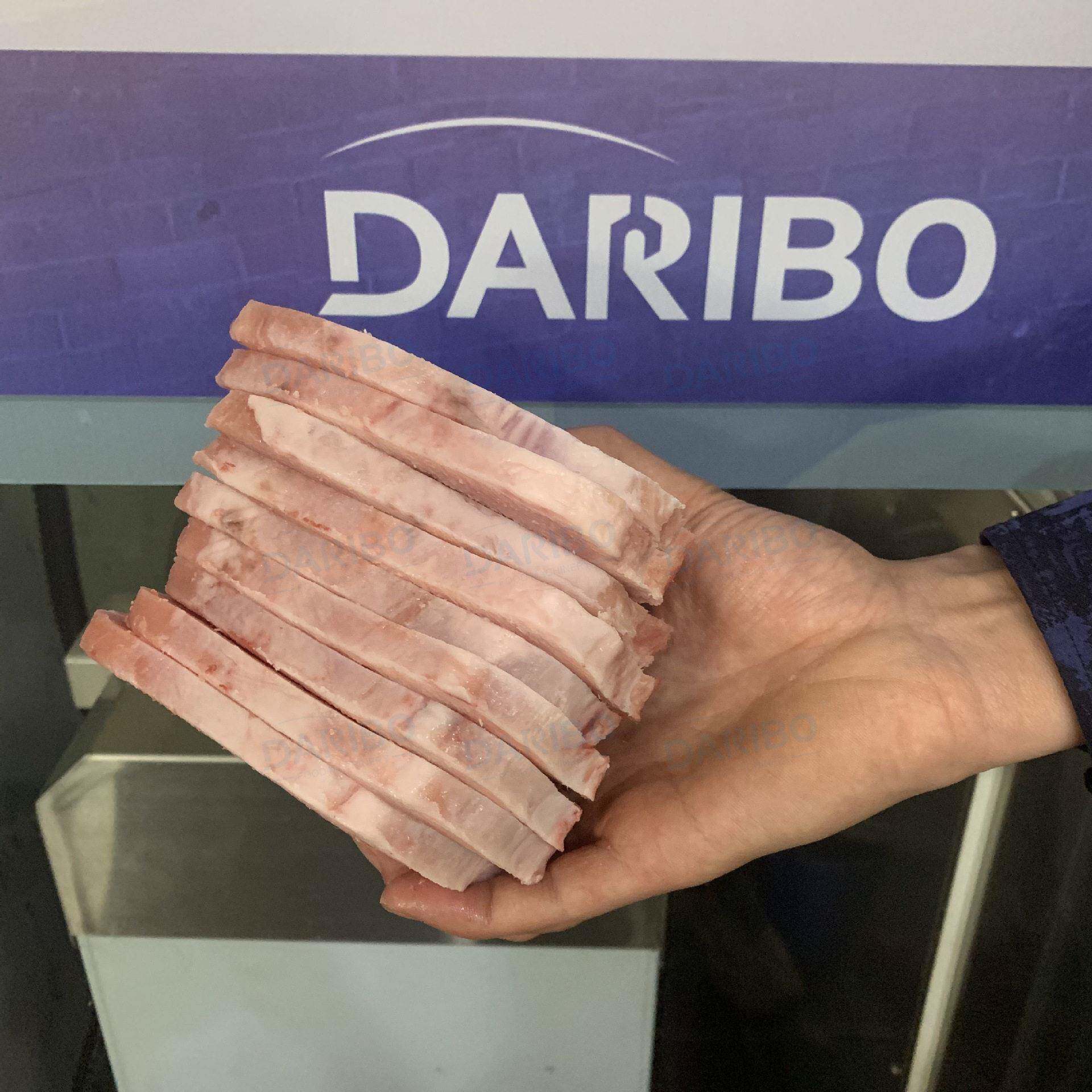 *全自动冷冻牛肉五花肉切片切丁机 牛排猪扒砍排机分份切片砍排机