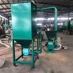 玉米秸秆稻草水滴式粉碎机 尿素化肥打散机 不锈钢食品磨粉机