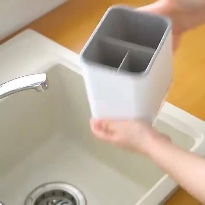 筷子筒家用多功能商用轻奢沥水筷子笼收纳塑料筷子篓置物架收纳盒,餐饮具,餐具笼/架,淘宝优惠券,粉丝福利购,淘宝优惠卷