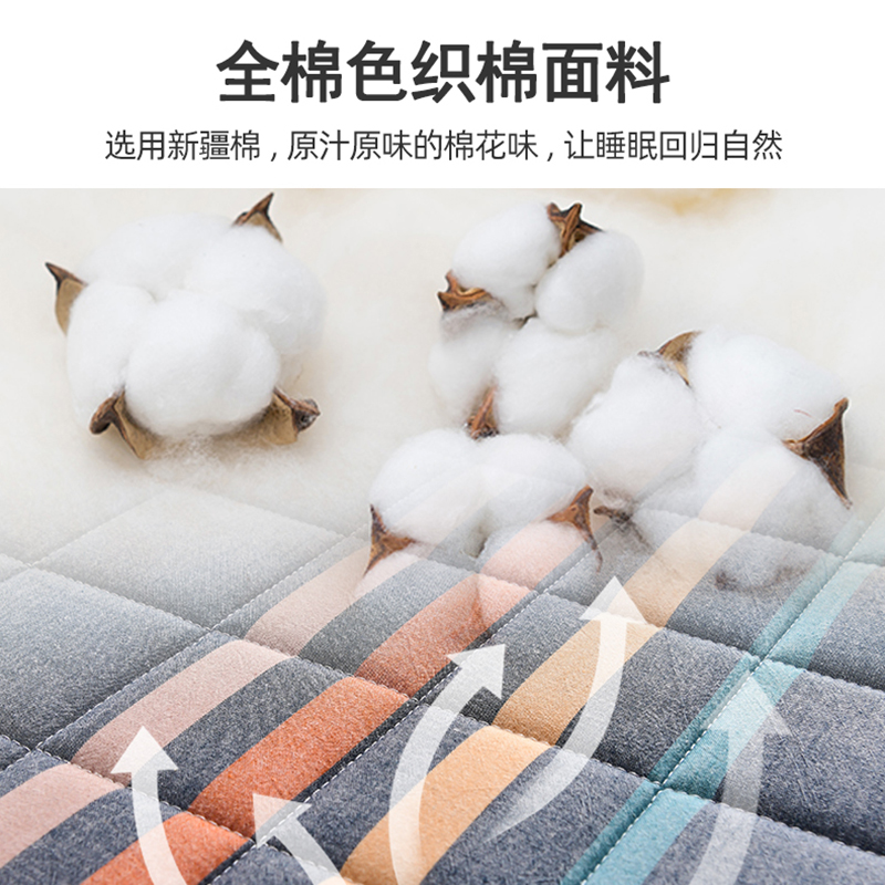 床垫软垫家用薄款垫褥垫被褥子单双人床褥垫加V厚床褥床垫子