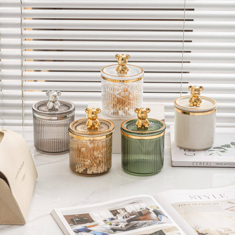 轻奢棉签化妆品化妆棉盒子收纳盒家用档牙线收纳筒棉签盒牙线盒,收纳整理,化妆箱/盒,淘宝优惠券,粉丝福利购,淘宝优惠卷