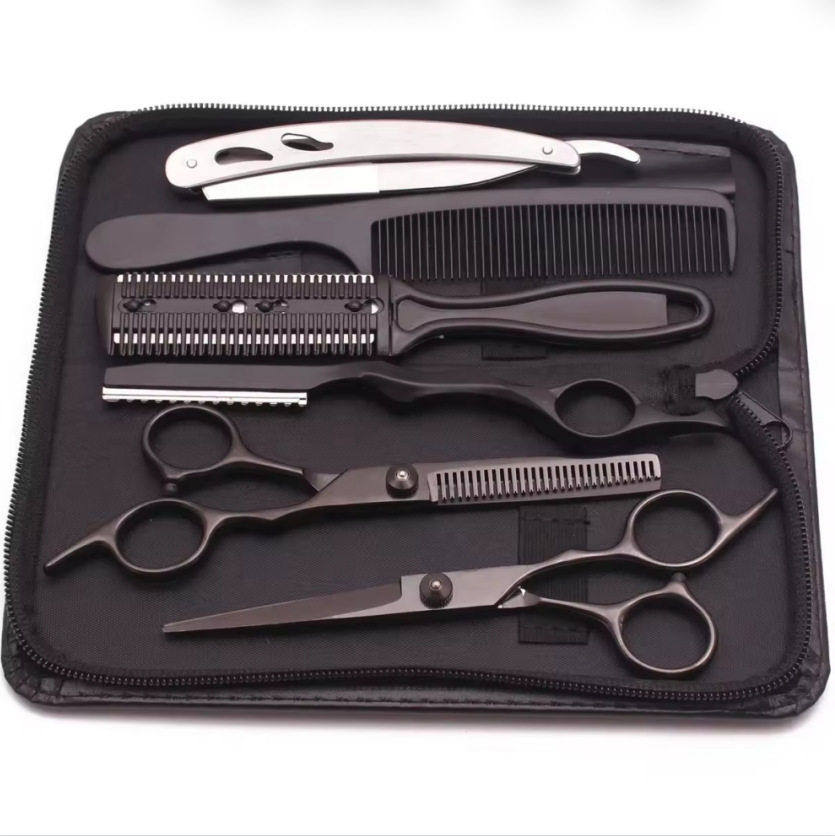 理发剪刀美发剪专业6寸平剪牙剪家用成人儿童打薄理发剪刀套装,五金/工具,裁缝剪,淘宝优惠券,粉丝福利购,淘宝优惠卷