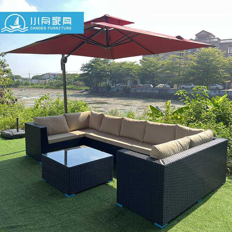 户外藤编沙发庭院民宿天台U型沙发沙滩海边别墅花园藤椅室外家具,农机/农具/农膜,其它农用工具,淘宝优惠券,粉丝福利购,淘宝优惠卷