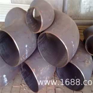 供应碳钢弯头90度45度无缝加长铁弯管冲压焊接耐磨直角长半径弯头