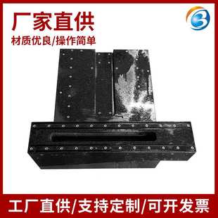 定制大理石打螺纹孔镶套构件花岗石基座机床构件高精密大理石底座