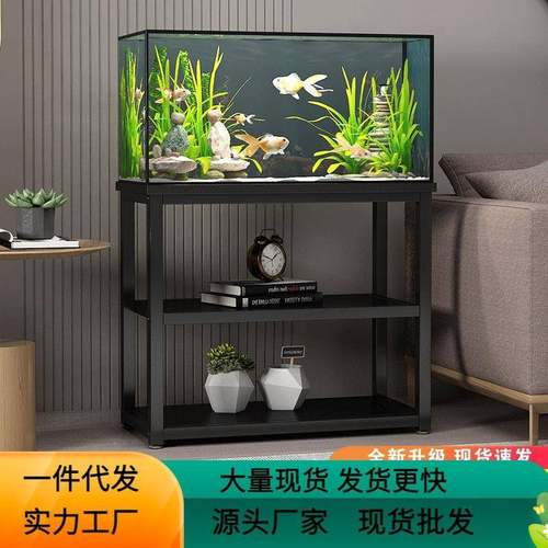 承重鱼缸架子客厅桌子双层落地底柜托架底座专用柜子支架底架现代