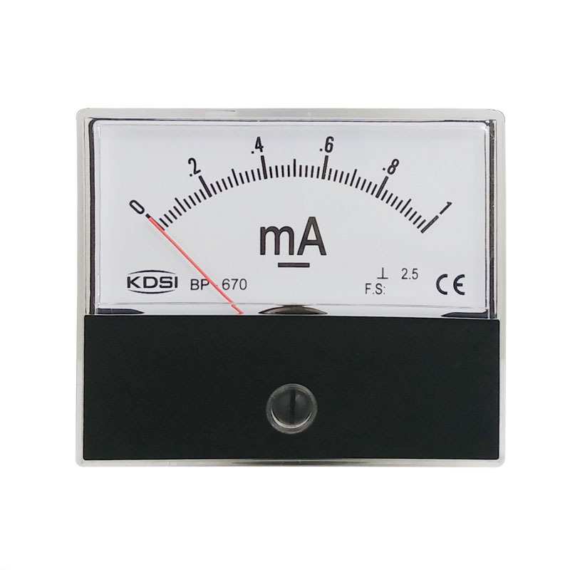 指针式直流电流表BP-670 DC1mA 毫安直流安培表
