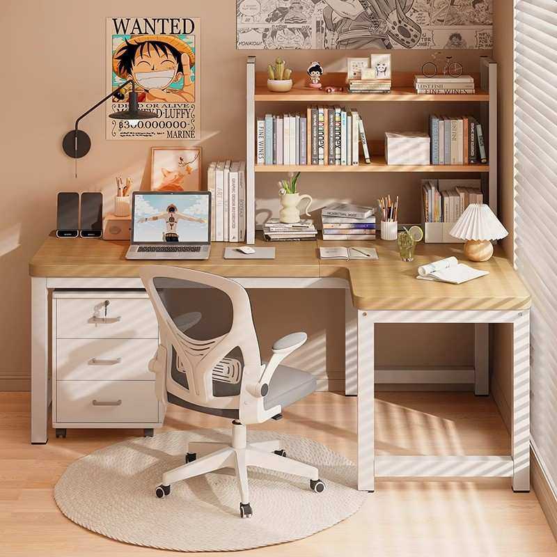 转角电脑桌台式家用双人实木生态板书桌书架拐角桌学校学生学习桌,模玩/动漫/周边/娃圈三坑/桌游,模型制作工具/辅料耗材,淘宝优惠券,粉丝福利购,淘宝优惠卷