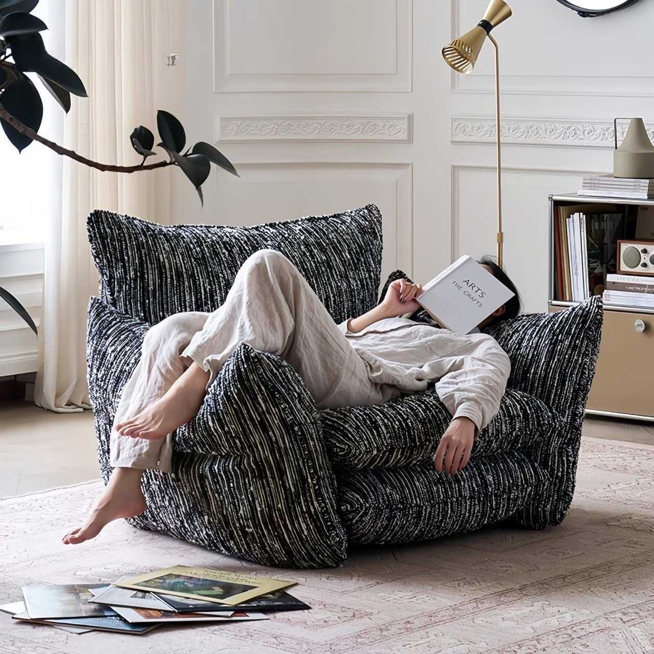 瑟利亚休闲椅法式复古风单人沙发2025设计师客厅家具懒人小沙发椅,农机/农具/农膜,其它农用工具,淘宝优惠券,粉丝福利购,淘宝优惠卷