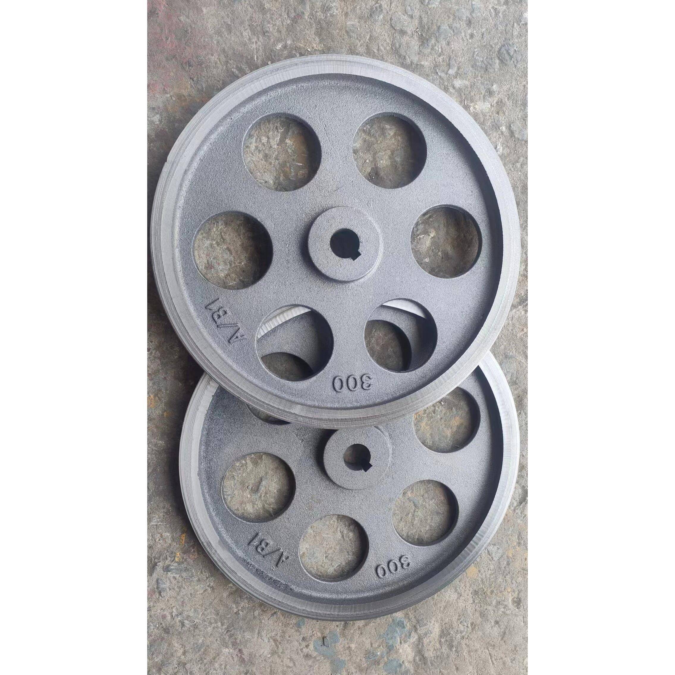 普通皮带轮220-400单水槽带轮三角带轮电机轮飞轮平衡稳厂家直销