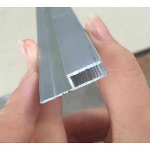 铝合金卡布边框H型卡槽边条软膜灯箱型材木框包边条PVC龙骨黑白色