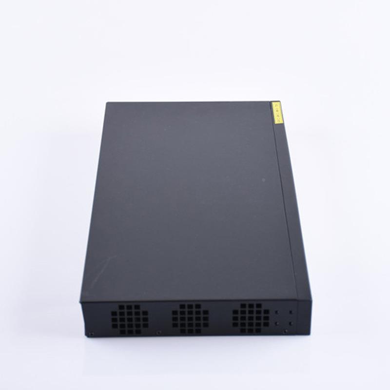 厂E家4口ZUF机架式标准PO交换机24口百兆+2口千2兆上联安防监控