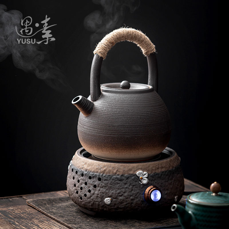 提梁电陶炉煮茶套装围炉煮茶