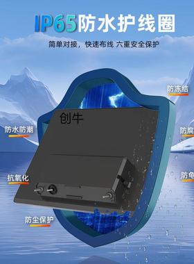 压铸铝LED别方形壁灯白色黑色房ed墅灯户外檐WL60灯2025出口l庭院