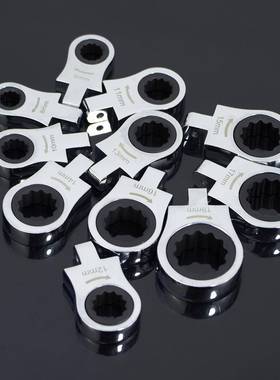 12合一手活可换QCD头棘轮梅花扳头棘扳轮扳手快速手套装