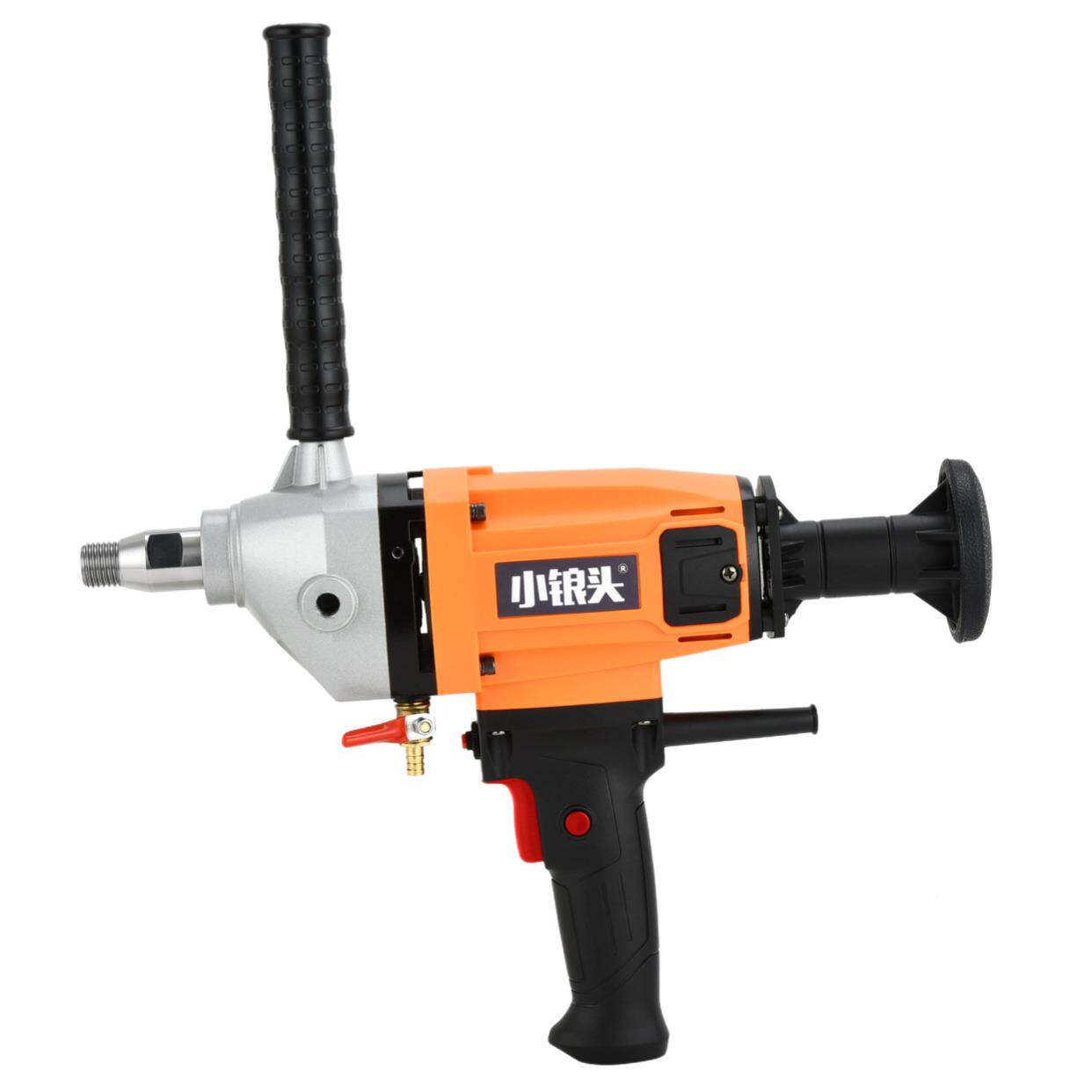 小锒有刷手持水钻钻孔6165碳刷架结构WDDP头无铜管结机构机身更短