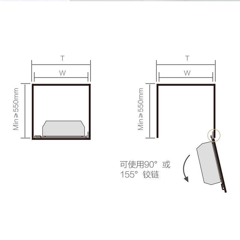 厨房高深立柜高柜门层挂挂篮门背式GMQ工具收纳篮子多内隔柜层置