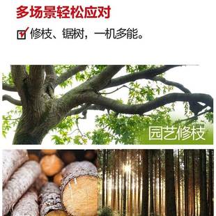 电锯油锯4556大功率伐木锯无刷家用手提小型链条电链锯 充电式