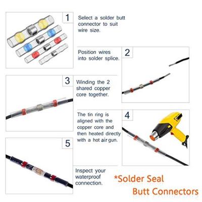 厂家直供280pc热接焊锡环端子防水IPZ焊锡环热缩中s管热缩缩端子