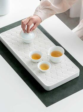 防水简茶垫席约桌皮ANI垫新中式桌旗桌具布茶道零配件茶用品