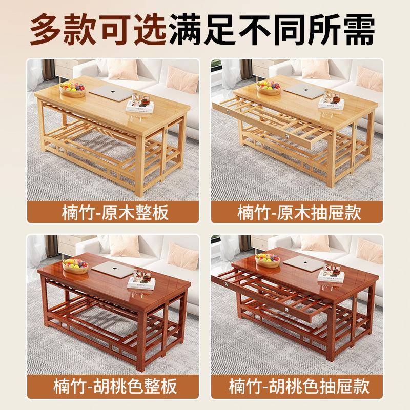 湖南烤火桌新VQC子用款长方形折叠楠竹烤火取暖桌实架木1.2米茶1g