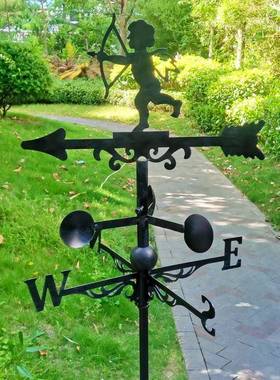 户外园草坪装饰金属工艺品挂墙地路插铁两用标W-G18034艺插件方花