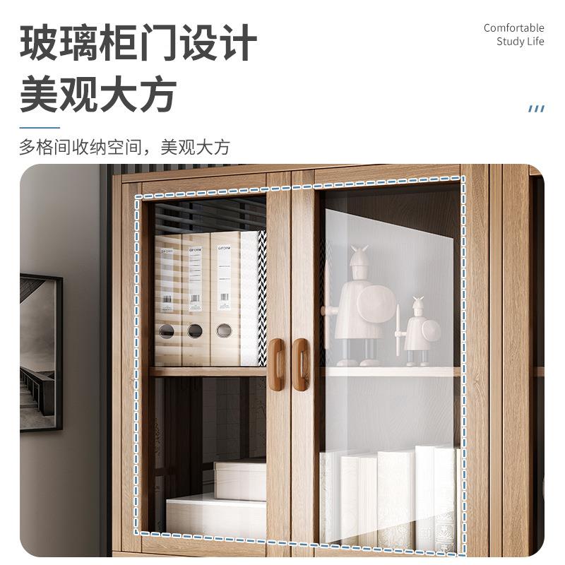 书架置物架地落分层FYU收架客厅靠墙储物柜子卧室用简易带家门纳