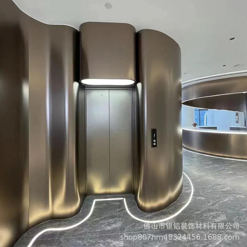 头源纹厂家直销幕墙仿木纹室内外TCC墙石喷涂弧形铝单板装饰单铝