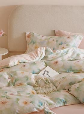 APGa类母婴式级全棉四件套4纯棉被套罩床春夏季法床家上单用品南