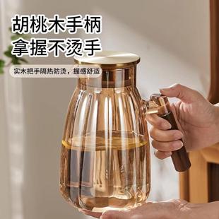 耐高温玻璃壶颜加高厚冷水壶开 大容量套冷水壶家用客厅凉水值壶装