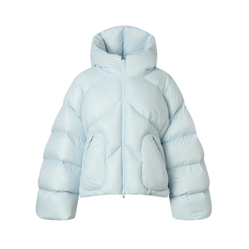 YANGYUQING设计师品牌一手长连帽廓形羽绒服25AW