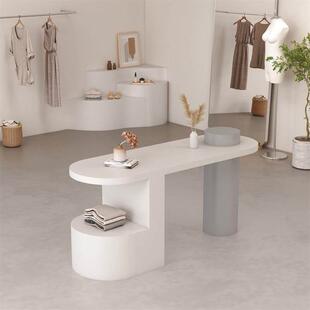 新疆包邮服装店中岛台陈列展示桌女装店流水台展示台产品展示柜子