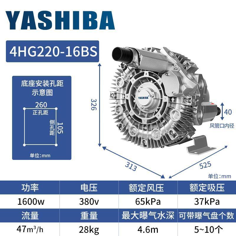 新款高压风机漩涡气泵4HG抽真空污水处理水底增氧大压力特高包邮