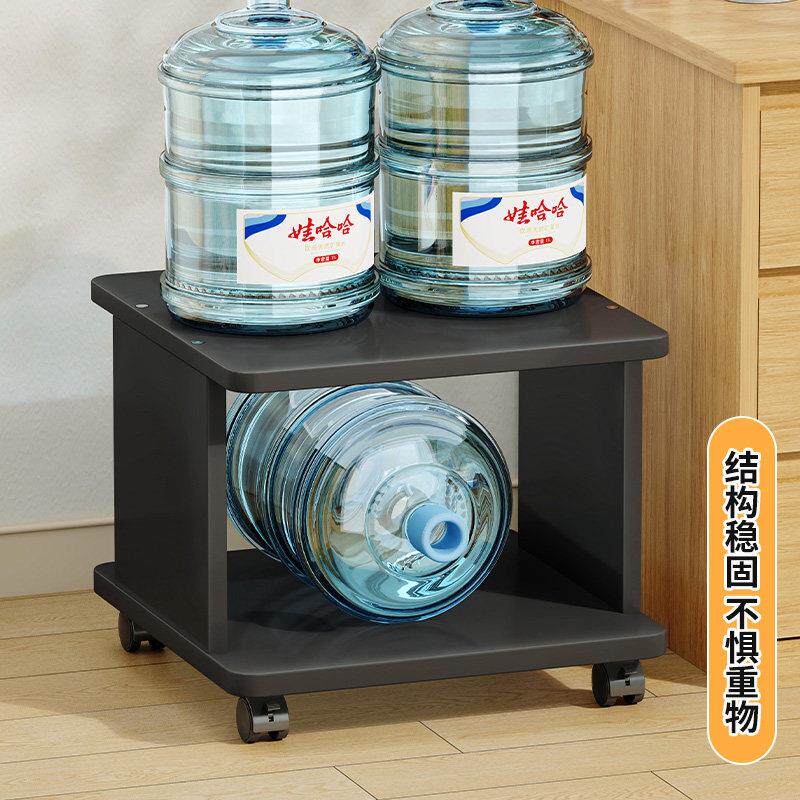 打印机置物架底座家用落地可移动多层收纳柜客厅桌下覆印机放置架