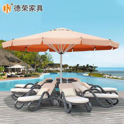 户外遮阳伞庭院伞别墅大中柱伞室外太阳伞露天摆摊超大尺寸7米伞