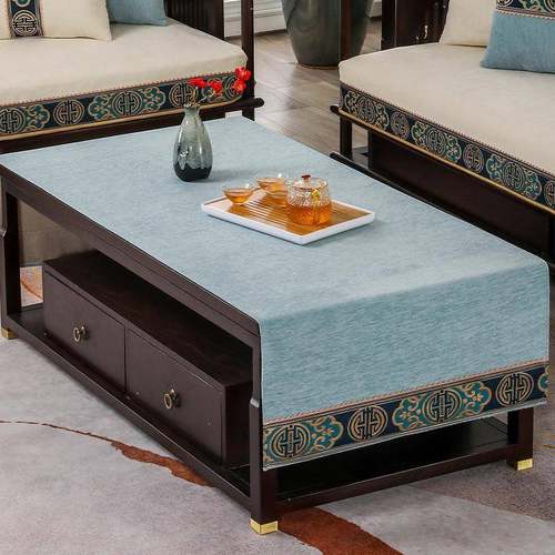 BB4C中式茶桌布新中式禅意茶餐桌布桌旗茶席茶台布艺长方