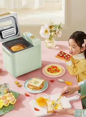 柏翠PE8899家用面包机全自动多功能揉面小型和面发酵早餐吐司机