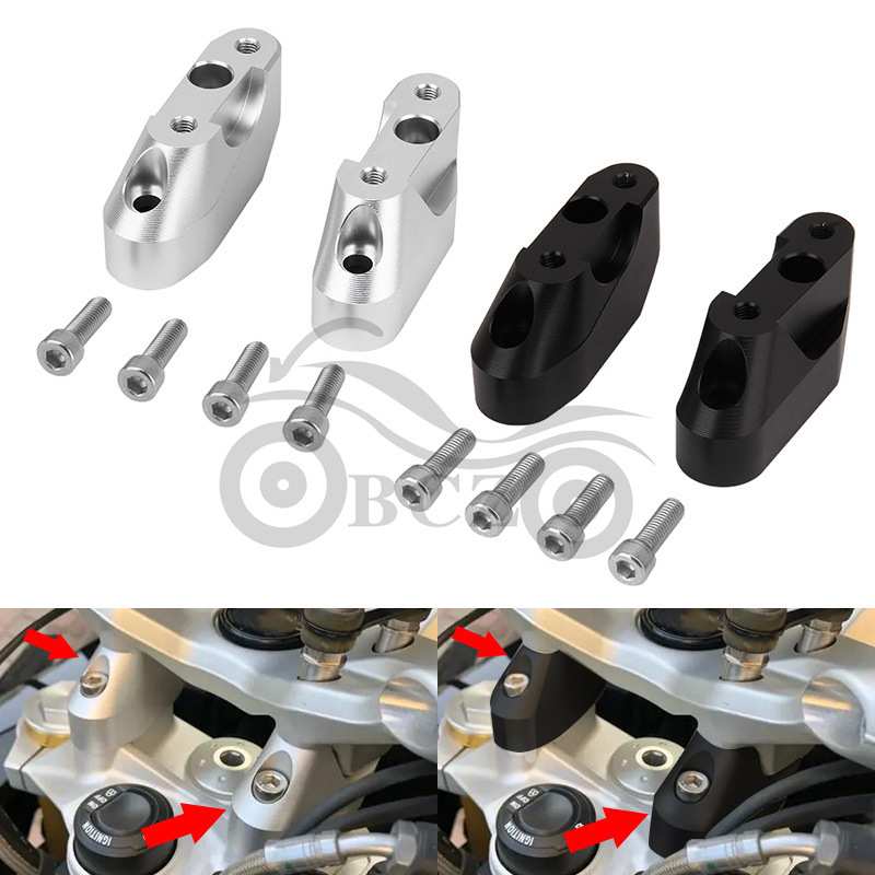 适用BMWR1200RS 15-18 R1250RS 19-20改装车把固定座 手把加高码