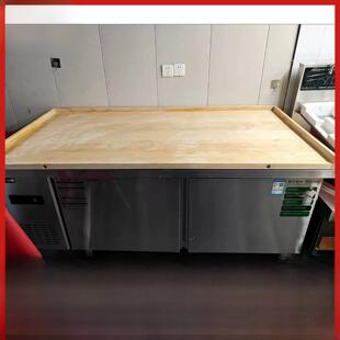 松木三面挡板商用大案板擀面板实木和面家用面点揉面加厚特大食堂