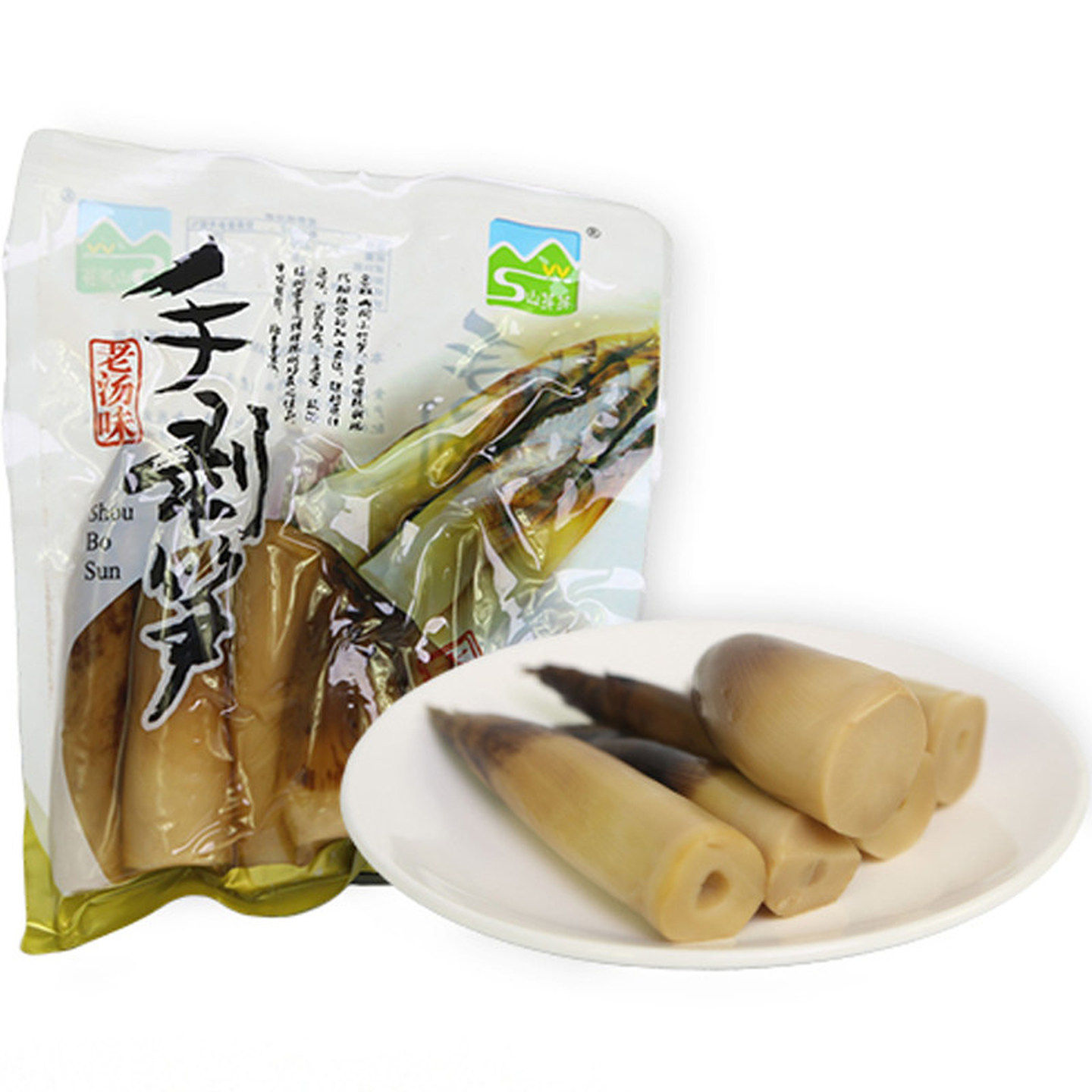 安吉特产山芽芽手剥笋老汤味 230g网红开袋即食嫩笋尖手剥笋包邮