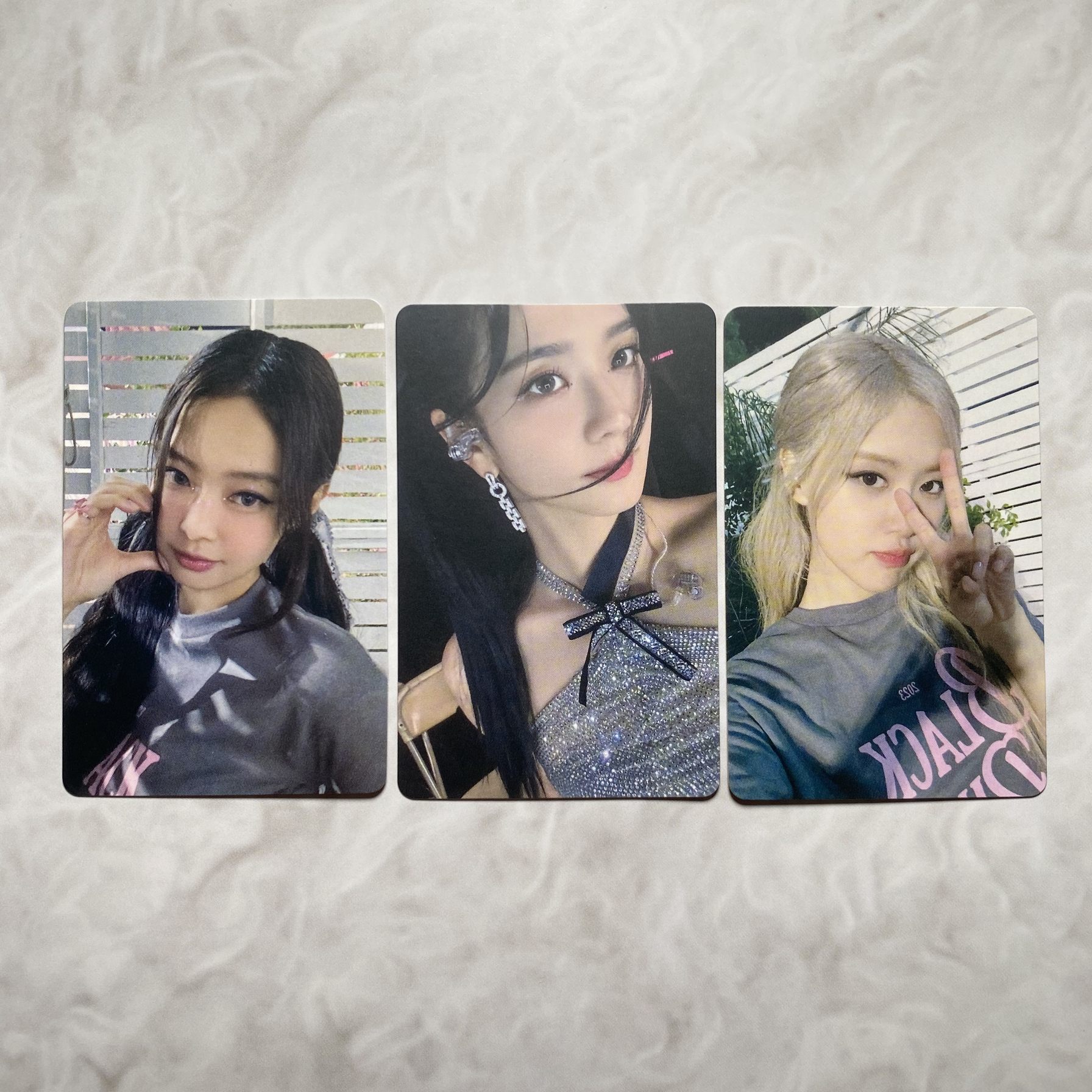 韩娱BLACKPINK金珍妮小卡首尔安可演唱会day1肉rose粉丝周边包邮