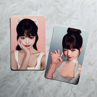 穿戴甲代言卡 官方真卡dashingdiva代言卡 ive周边 英小卡正版 张元