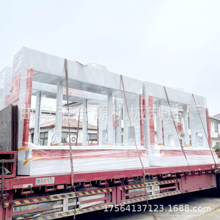 石材复合岩棉分段式冷压机 珍珠岩板冷压机 铝塑板液压冷压机