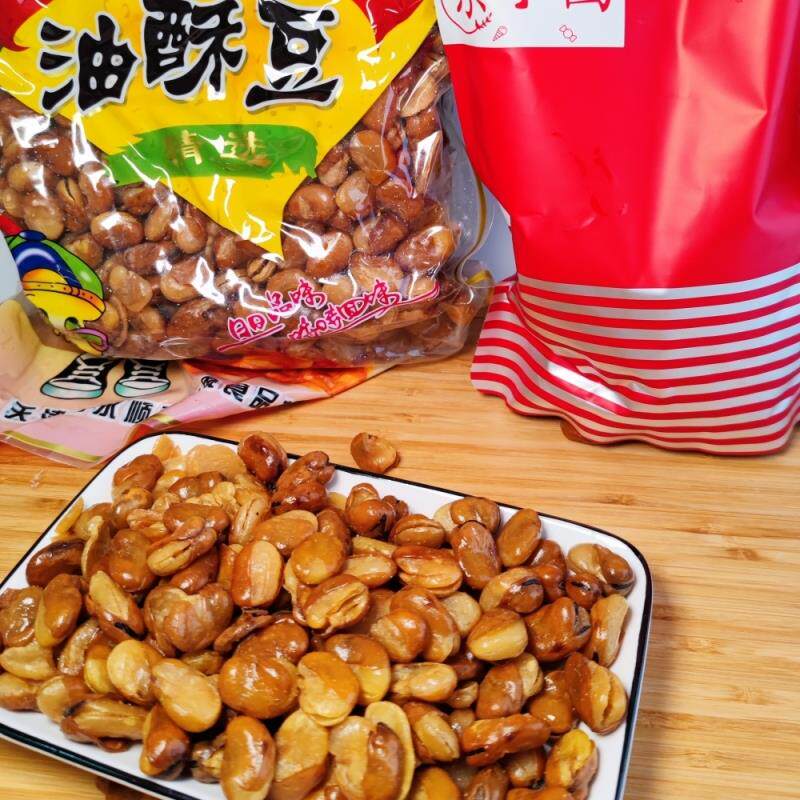 天津特产老虎豆1000g炒炸蚕豆香酥兰开花豆下酒菜老味童年回忆酥