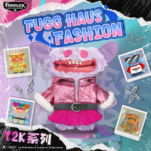 Fuggler官方萌牙怪兽牙齿丑萌玩偶衣服可爱搞怪毛绒公仔娃衣套装