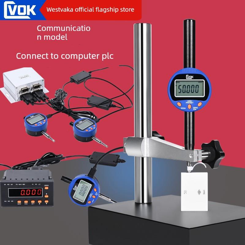 Westvan数显高度计数显深度计数式百千分尺输出到计算机Plc
