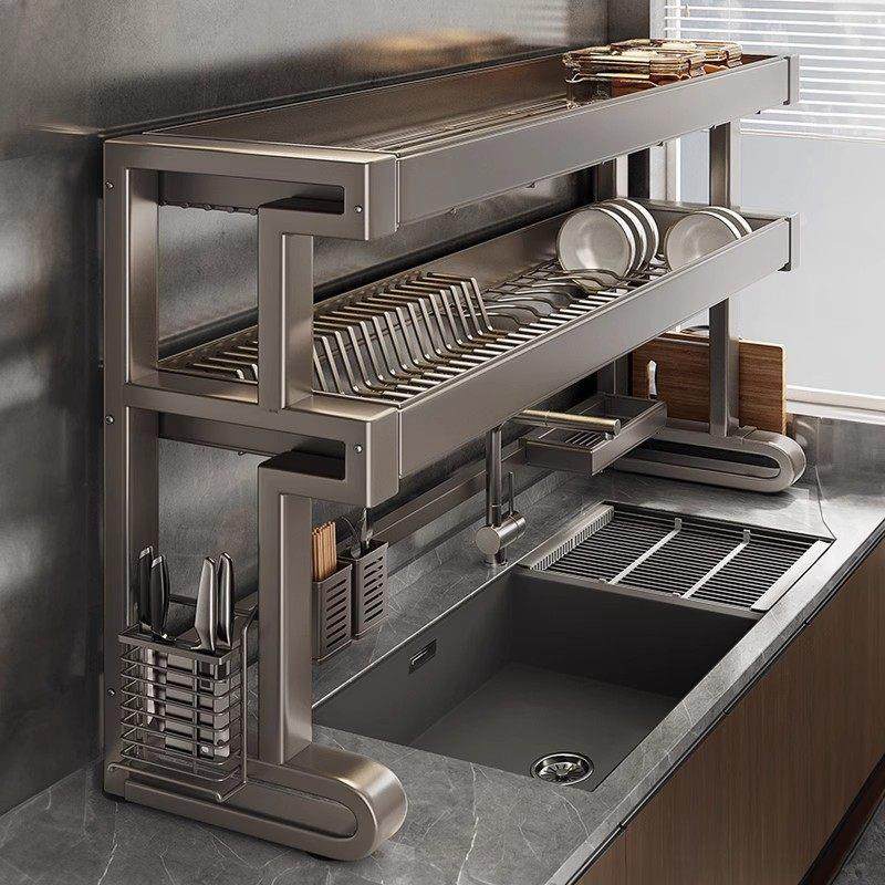 德国多功能台面水池洗碗放盘沥水碗架厨房通风水槽置物架碗碟收纳,厨房/烹饪用具,厨房置物架/置物柜/角架,淘宝优惠券,粉丝福利购,淘宝优惠卷