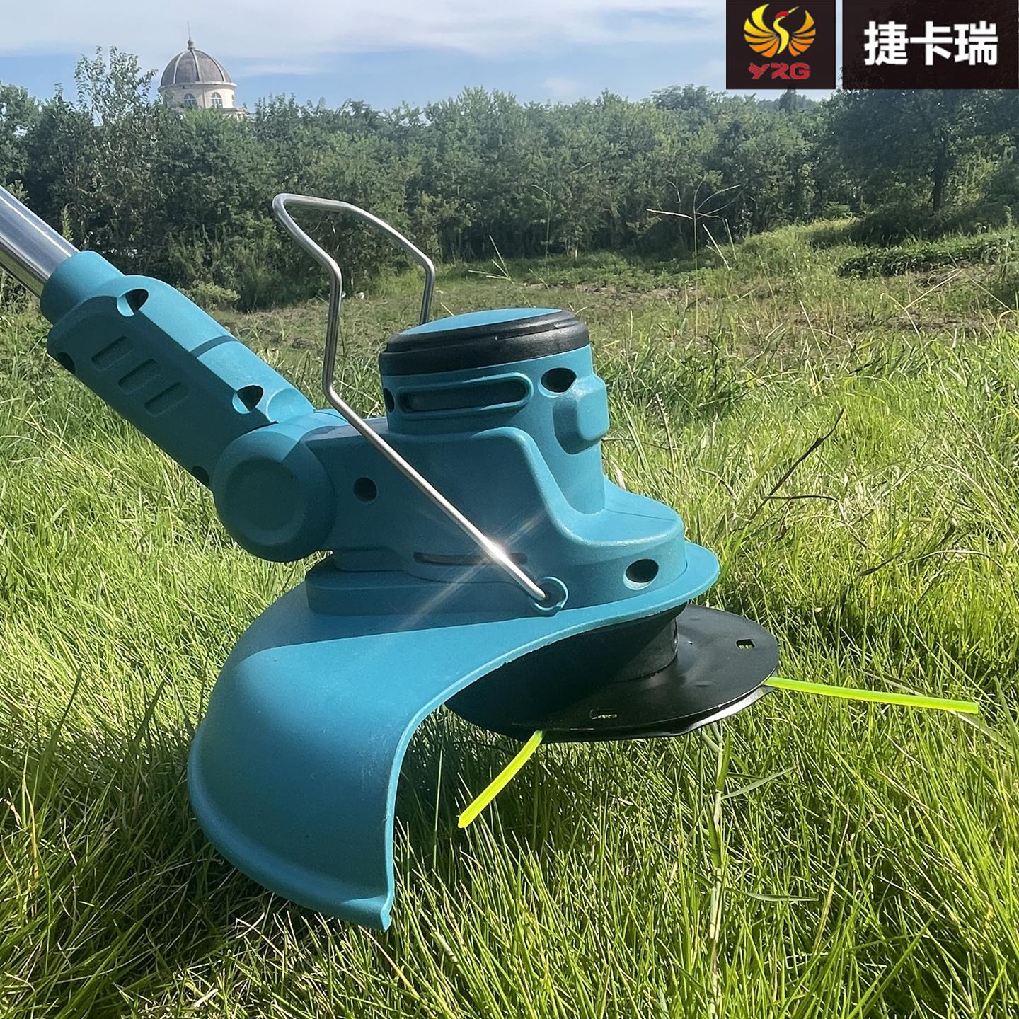 捷卡瑞锂电割草机家用级充电式电动打草绳农用草坪物业果园除杂草