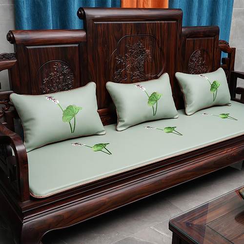 实木中式椅子坐垫夏季客厅红木家具沙发垫四季通用定制海绵茶椅垫