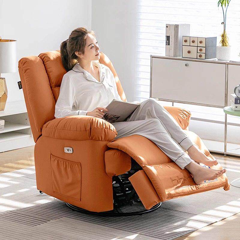 多功能单人沙发小户型美甲按摩椅客厅卧室阳台可躺懒人沙发摇椅